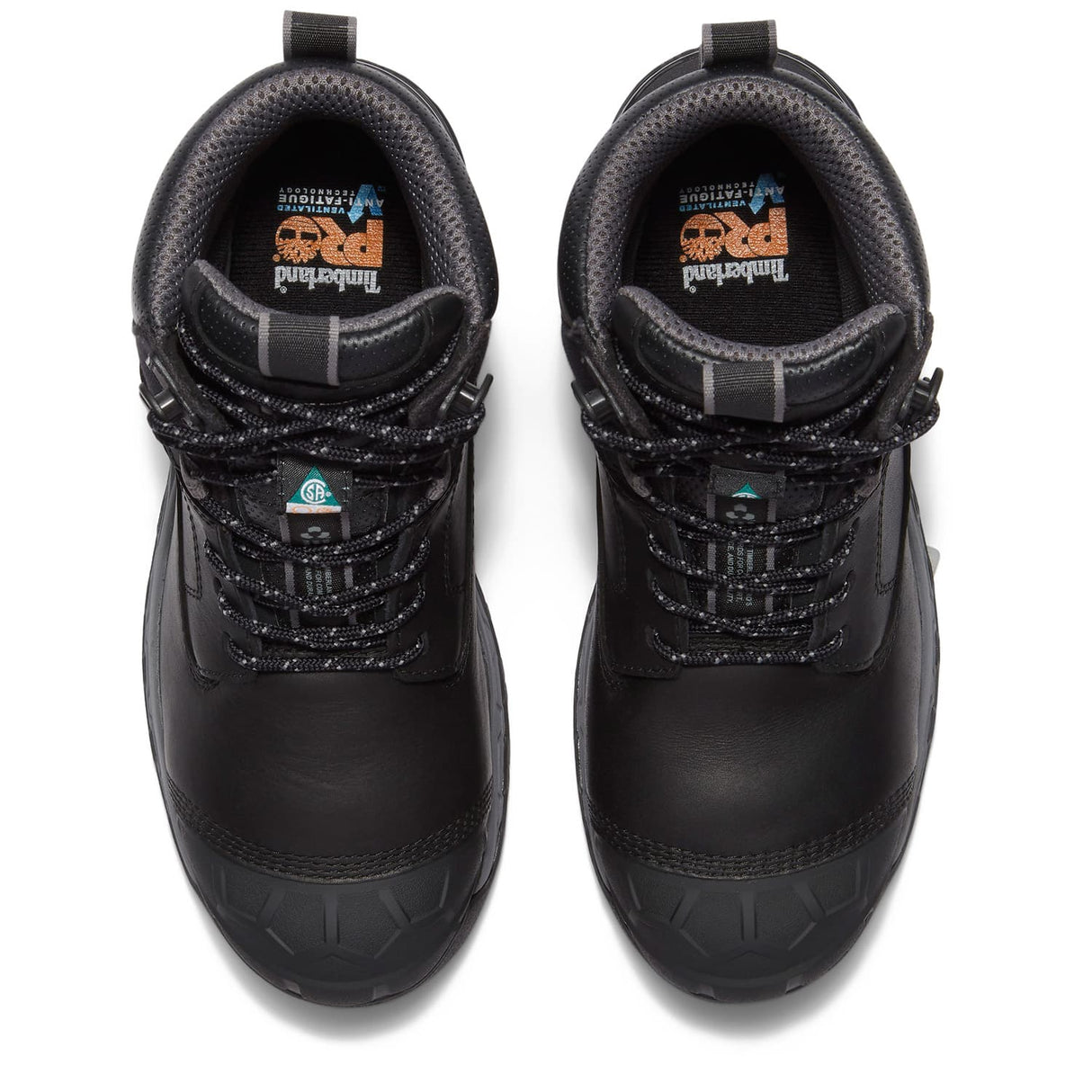 Timberland Pro Boondock Ultralight Puncture Resistant Black Safety Toe Mid Waterproof Men's Work Boot
