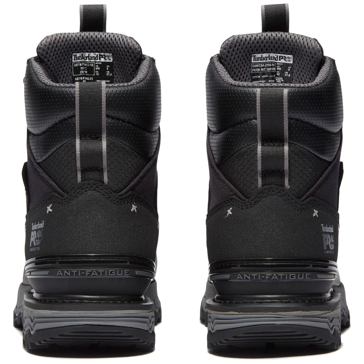 Timberland Pro Boondock Ultralight Puncture Resistant Black Safety Toe Mid Waterproof Men's Work Boot