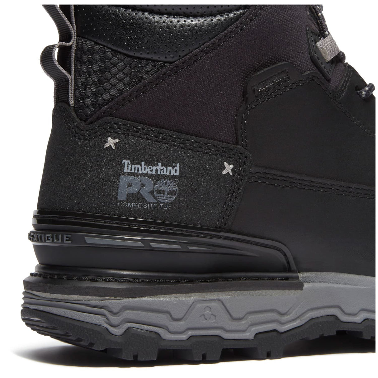 Timberland Pro Boondock Ultralight Puncture Resistant Black Safety Toe Mid Waterproof Men's Work Boot