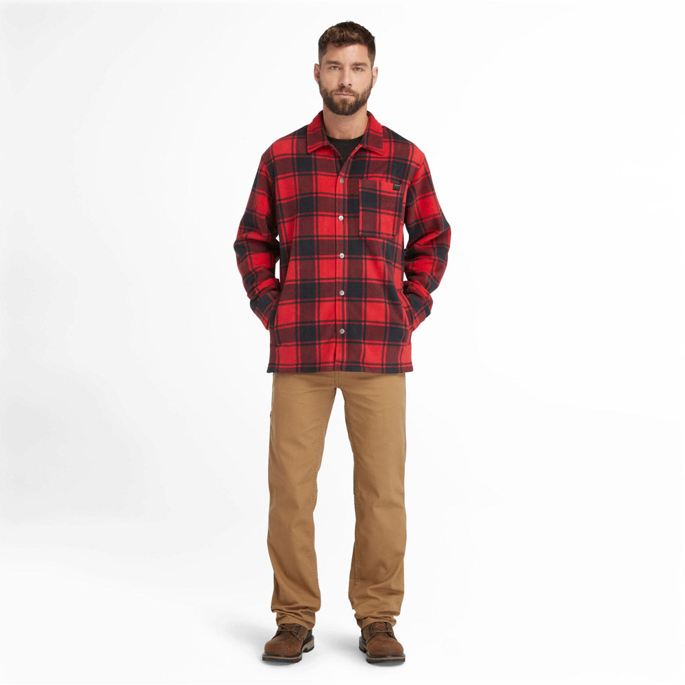 Timberland PRO Gritman Check Heavyweight Fleece Men's Shirt