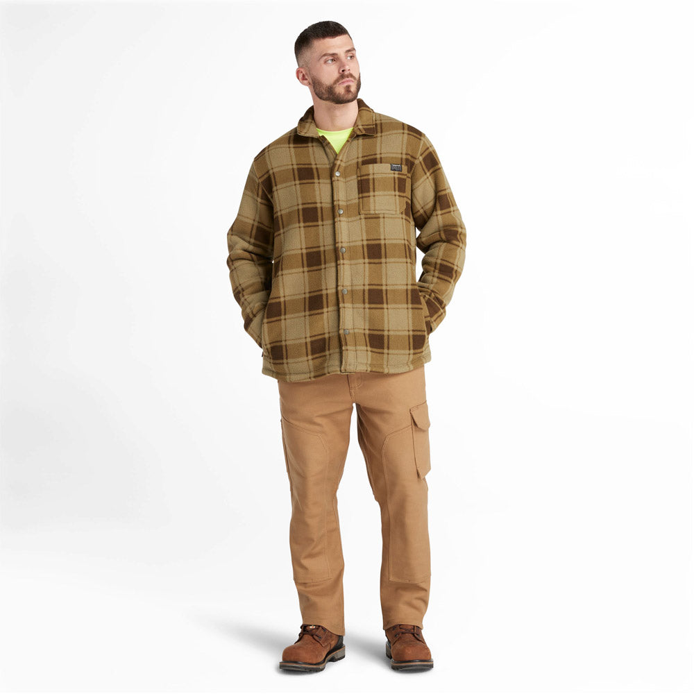 Timberland PRO Gritman Check Heavyweight Fleece Men's Shirt