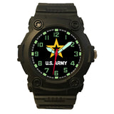 Aqua Force Black Analog U.S. Army Wrist Watch - 24B