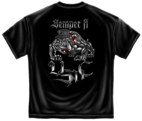 US Marines Steel Bulldog Semper Fi T-Shirt