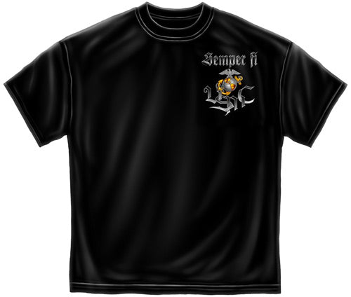 US Marines Steel Bulldog Semper Fi T-Shirt