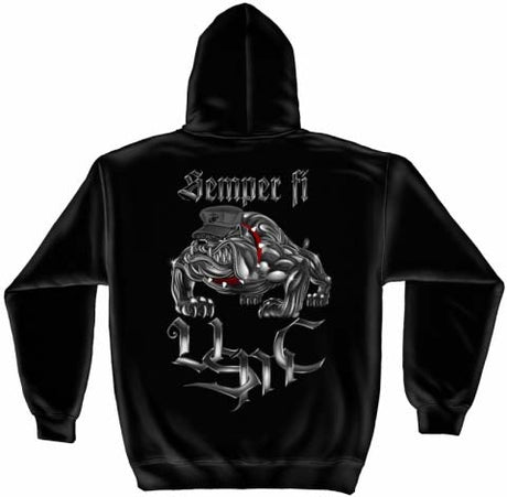 Steel Bulldog Semper Fi USMC Hoodie