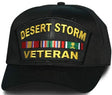 Black Desert Storm Veteran Patch Baseball Cap