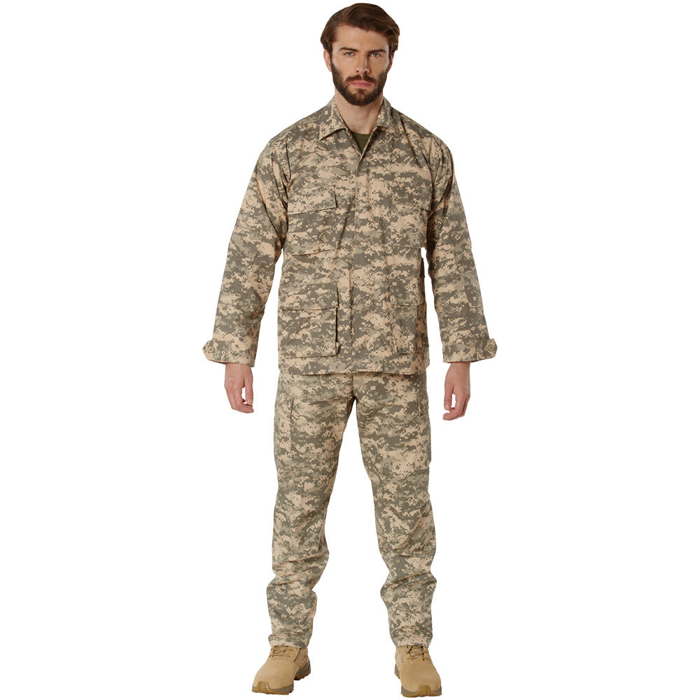 Basic Military Digital Camouflage BDU Shirt