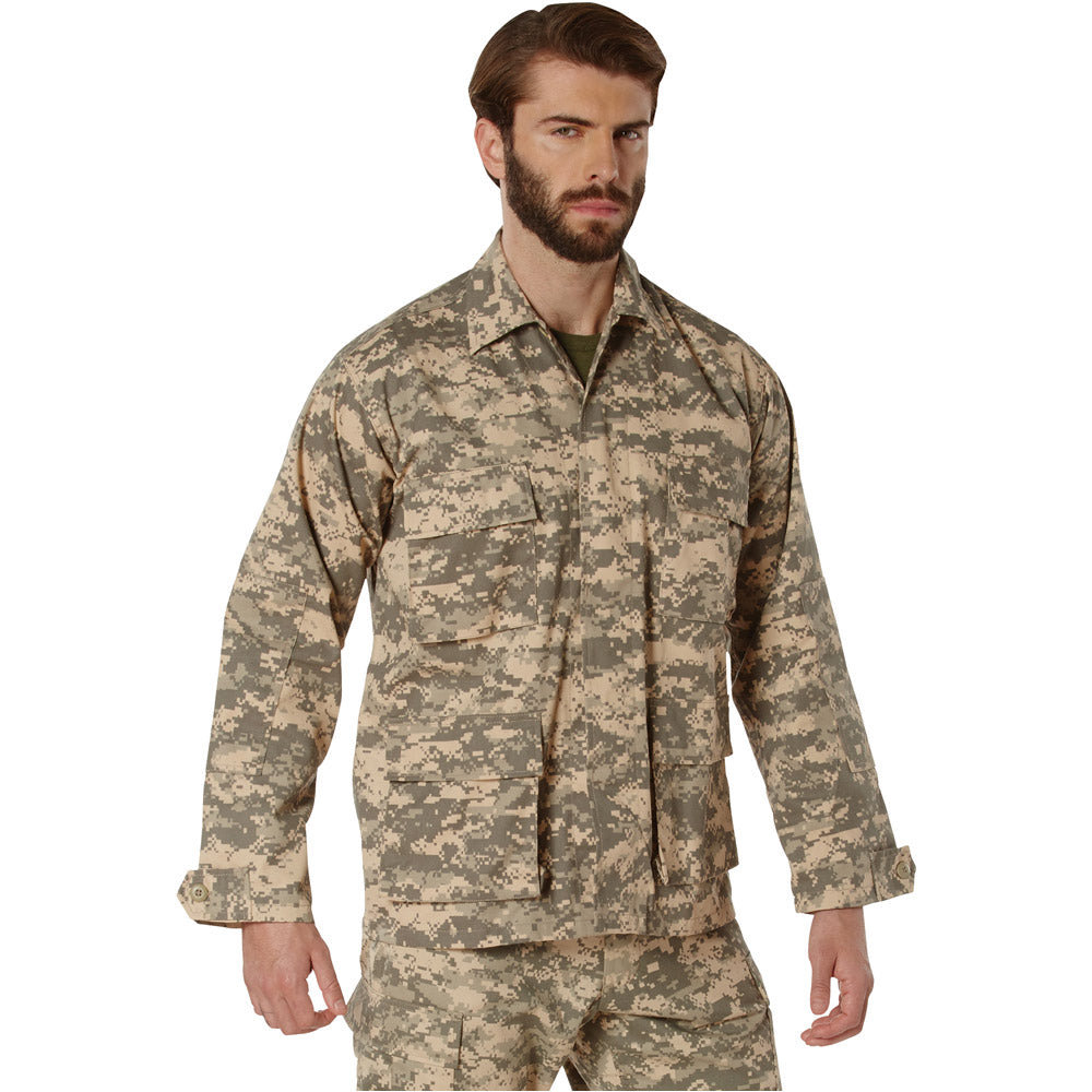 Basic Military Digital Camouflage BDU Shirt