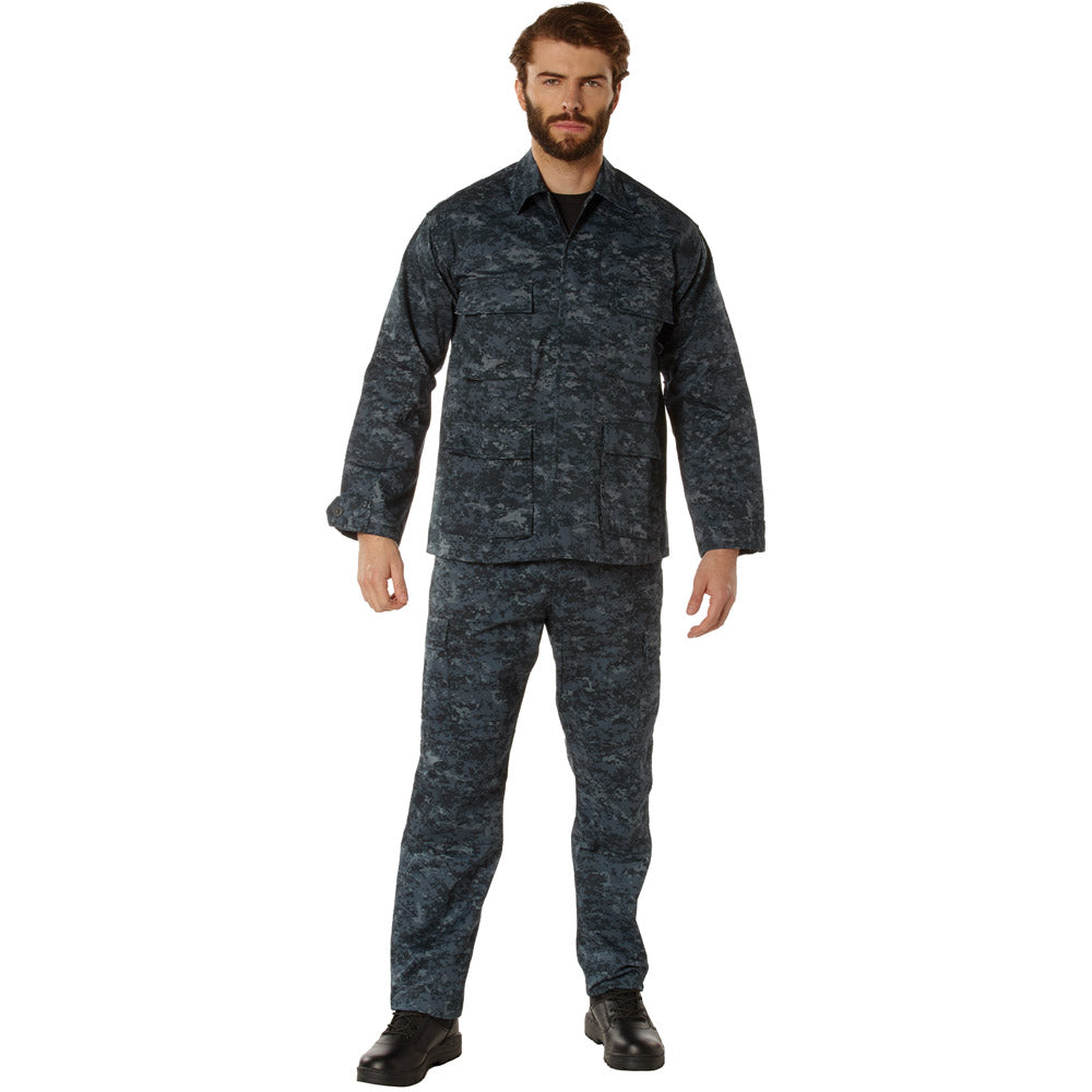 Basic Military Digital Camouflage BDU Shirt