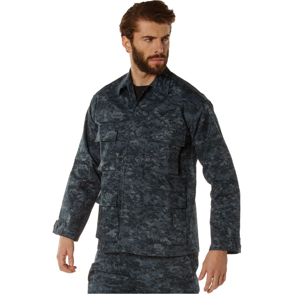 Basic Military Digital Camouflage BDU Shirt