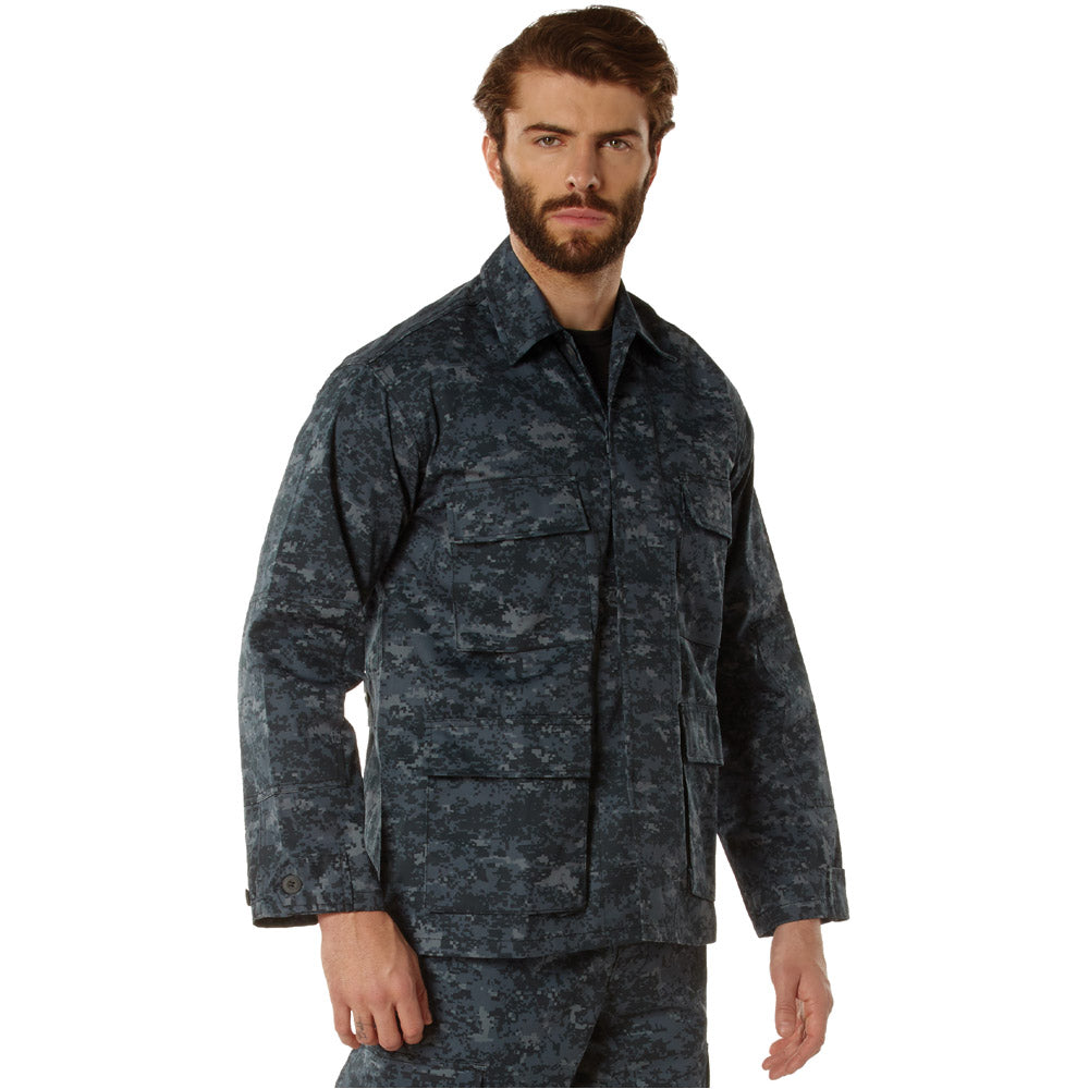 Basic Military Digital Camouflage BDU Shirt