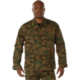 Basic Military Digital Camouflage BDU Shirt