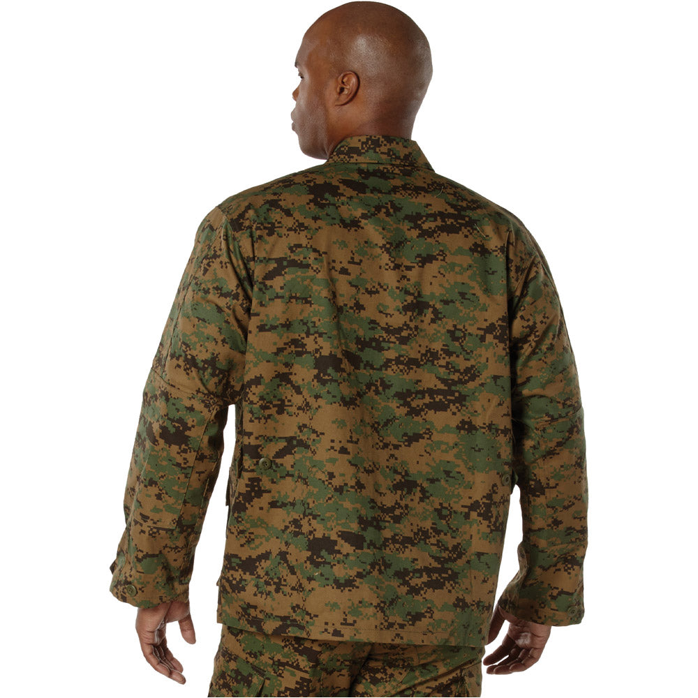 Basic Military Digital Camouflage BDU Shirt