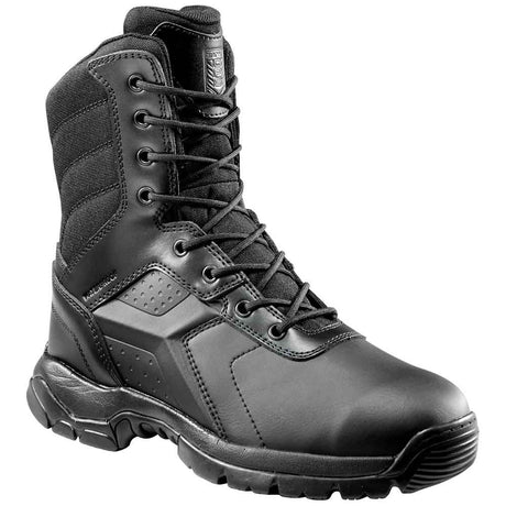 Battle Ops Black 8-Inch Waterproof Zip Tactical Boot