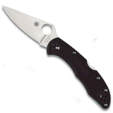 Spyderco C11FPBK Delica 4 Plain Edge Folding Pocket Knife