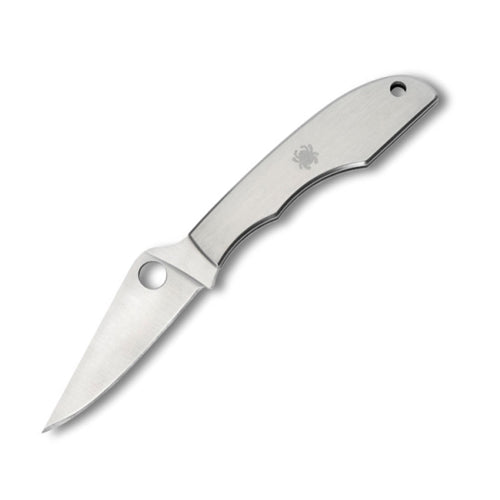 Spyderco Grasshopper Plain Edge Pocket Knife - C138P