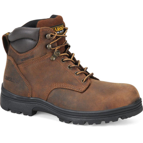 Carolina CA3026 6-inch Brown Leather Waterproof Work Boot