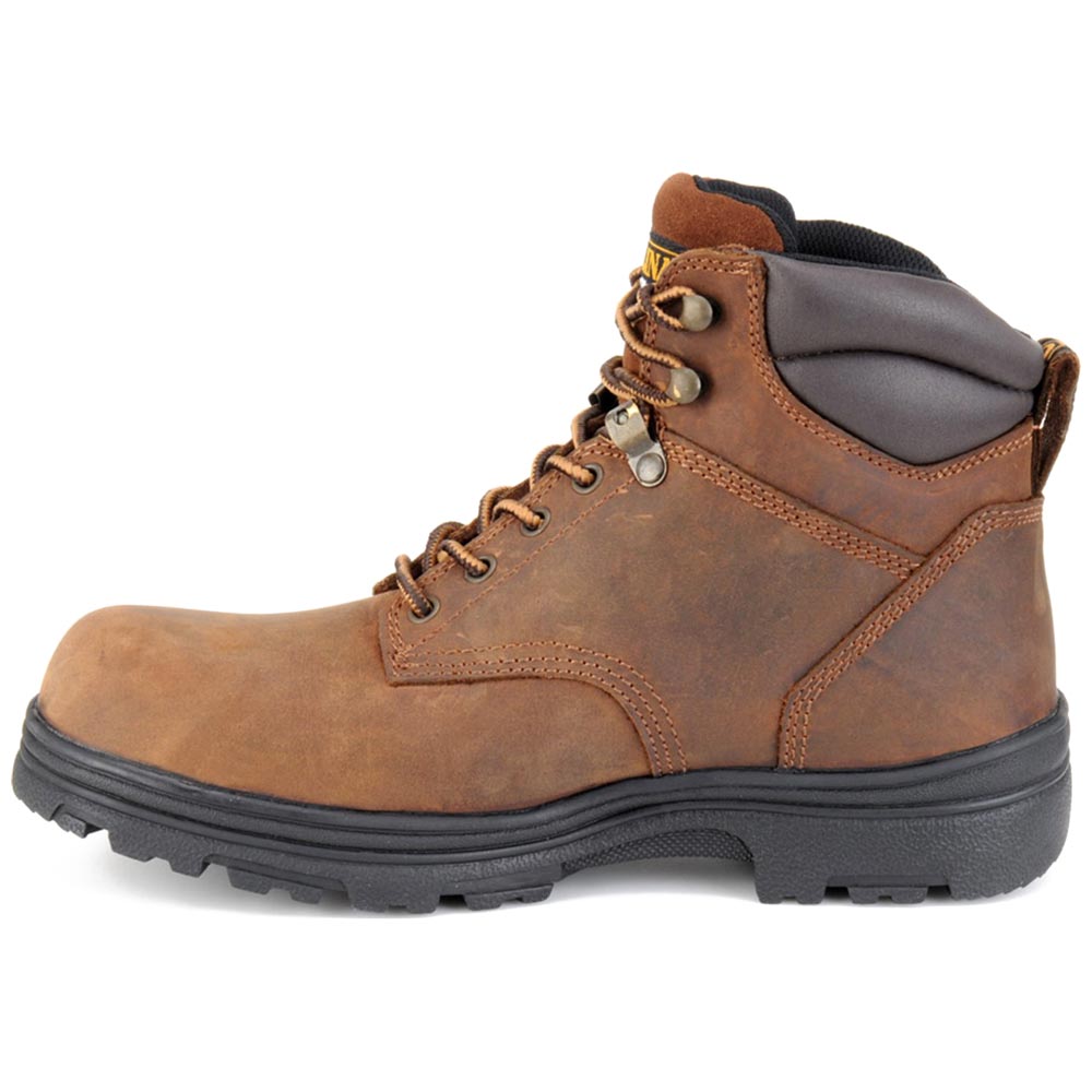 Carolina CA3026 6-inch Brown Leather Waterproof Work Boot