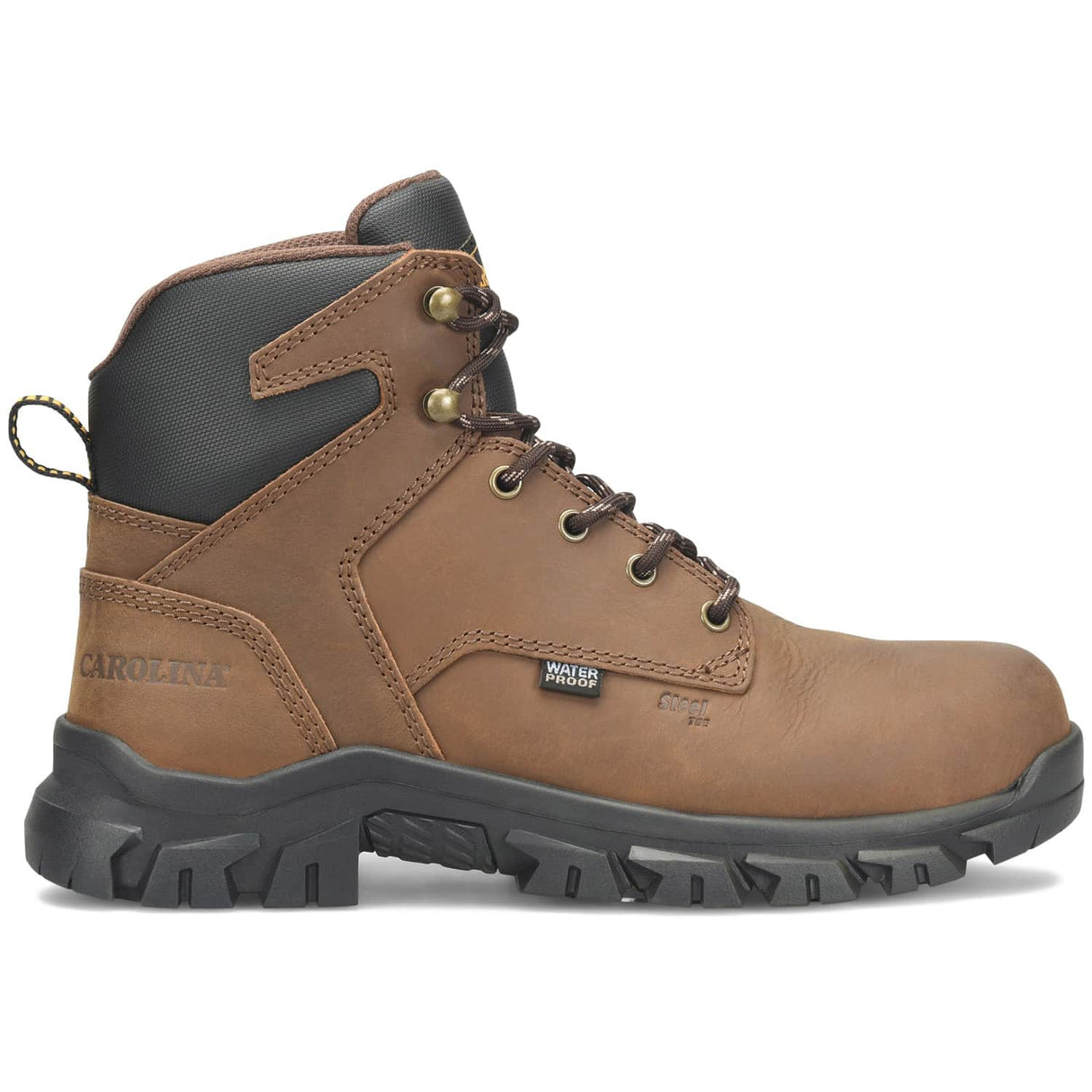 Carolina Gruntz 6-Inch Waterproof Soft Toe Men's Brown Work Boot