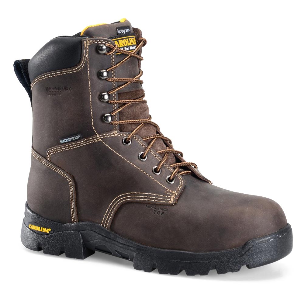 Carolina 8-Inch Waterproof Insulated CT Work Boot CA3538