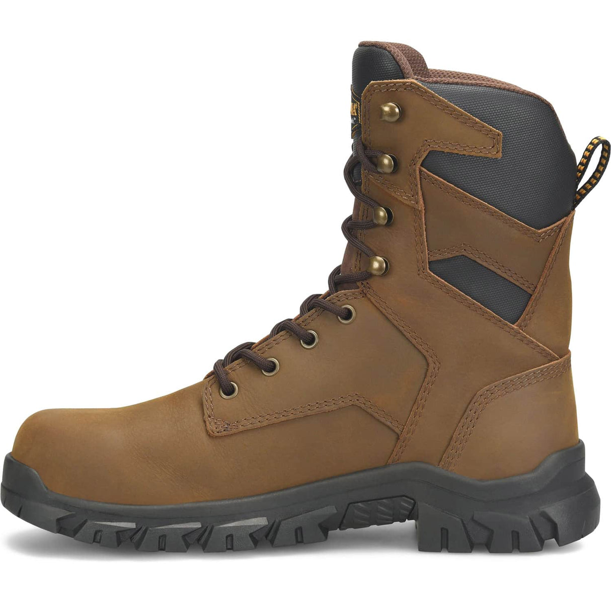 CA3597 Instep Carolina Gruntz CA3597 8 inch Waterproof Steel Toe Mens Brown Work Boot