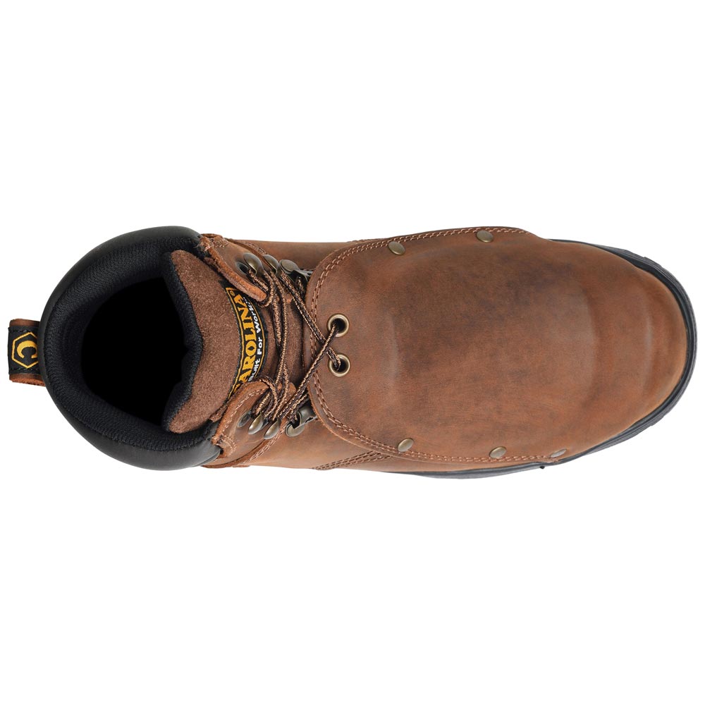 Carolina CA3630 6 Inch Brown External Metatarsal Guard Work Boots