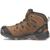 Carolina Quadricep Men's 5-Inch Brown Waterproof Safety Toe Hiker Work Boot