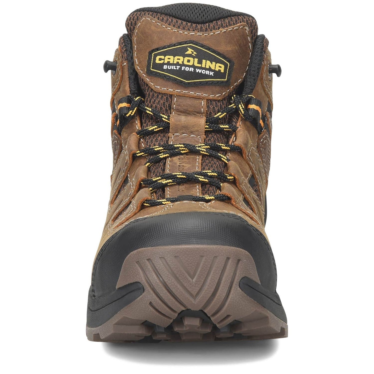 Carolina Quadricep Men's 5-Inch Brown Waterproof Safety Toe Hiker Work Boot