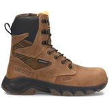 Carolina Subframe 8-Inch Brown Zip Waterproof Composite Toe Work Boot