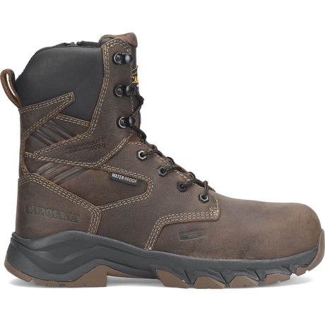 CA5555 Profile Carolina Subframe Mens 8 inch Lightweight WP Insulated Side Zipper Composite Safety Toe Work Boot