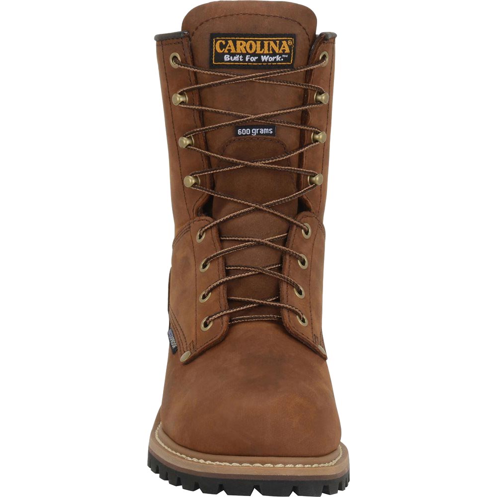 Carolina CA5821 8-inch Steel Toe Waterproof Insulated Logger Boot