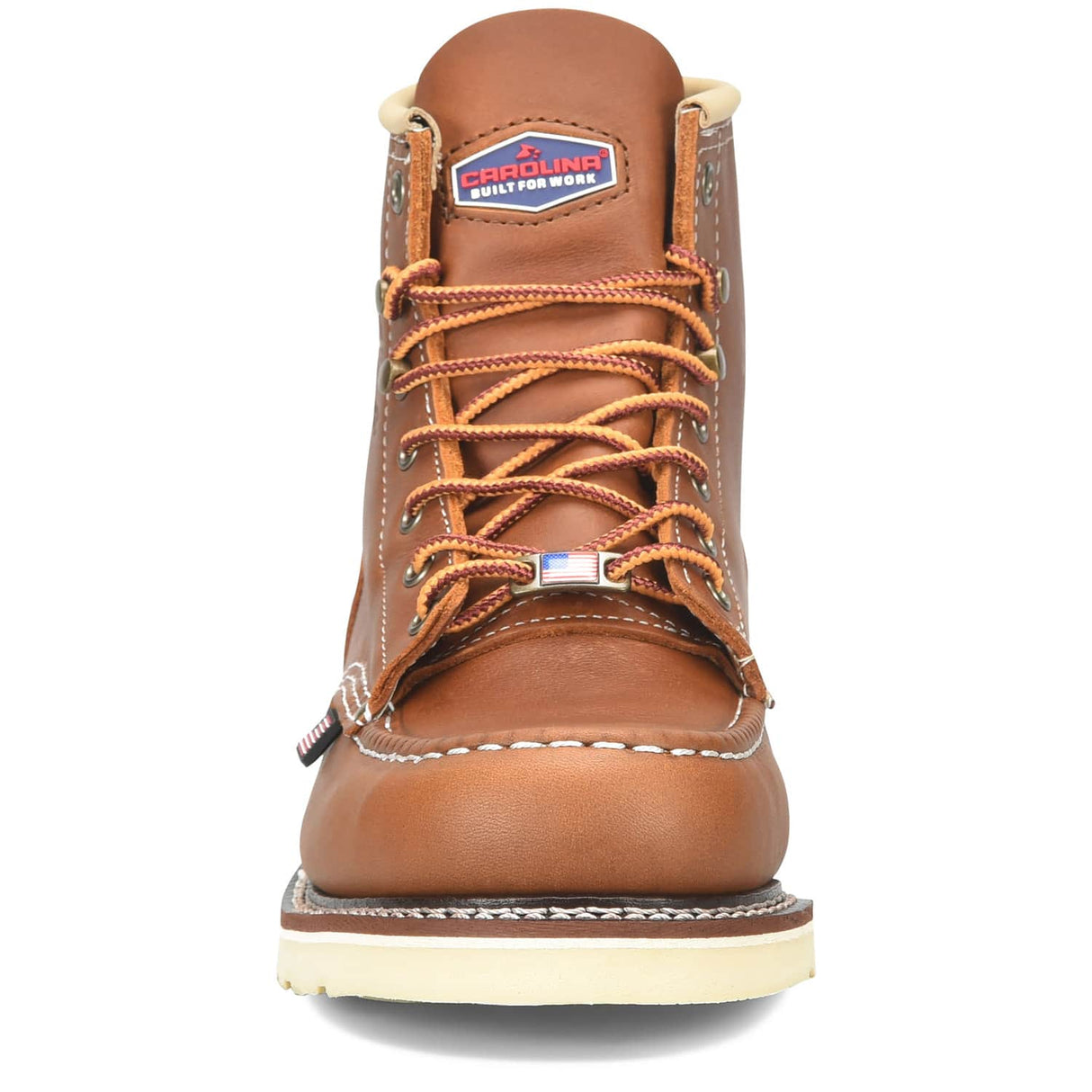 Carolina Amp USA 6-Inch Moc Toe Wedge Sole Work Boot