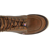 Carolina Ferric Brown 8-inch USA Made Soft Toe Moc Work Boot