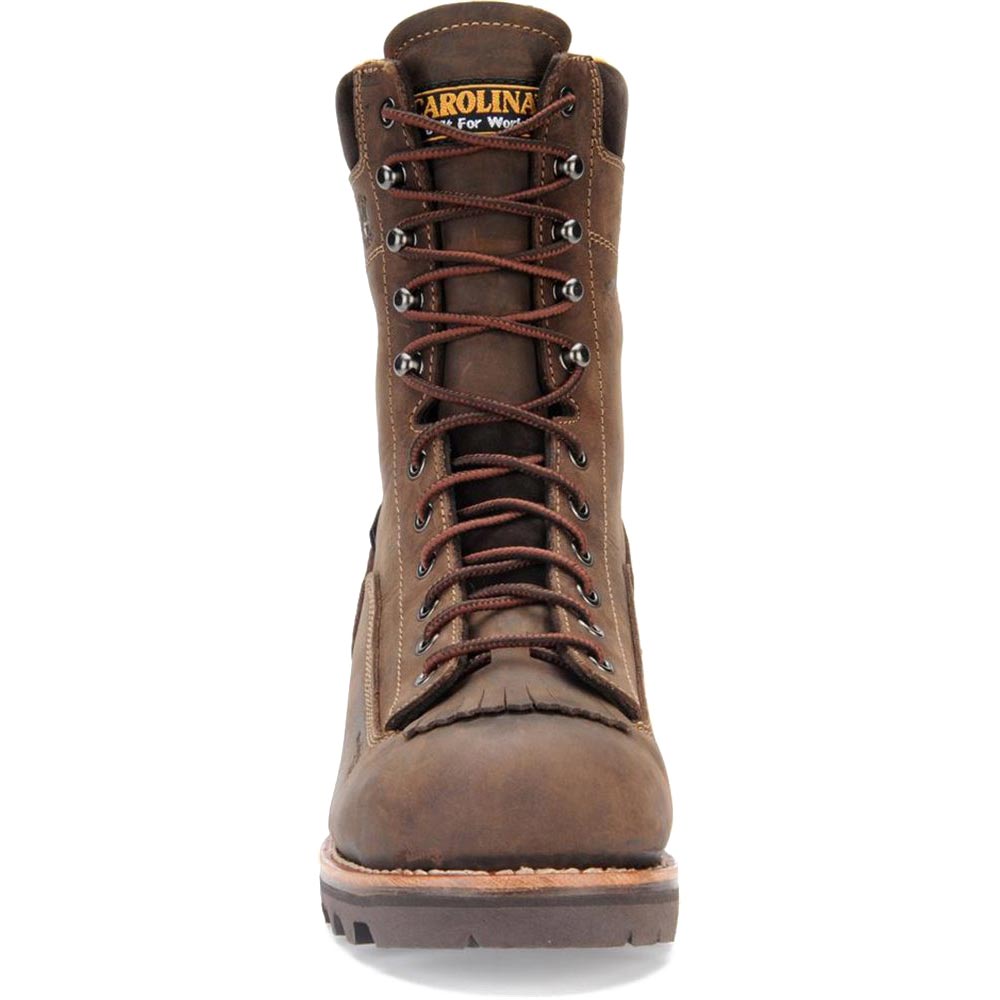 Carolina CA7022 8-inch Waterproof Logger Boot - Gaucho Crazy Horse