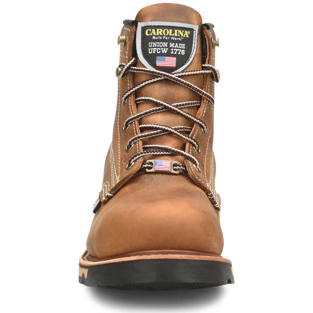 Carolina Ferric USA Men's 6-Inch Soft Toe Work Boot