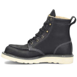 Carolina Amp MX 6-Inch Black Moc Toe Wedge Work Boot