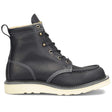 Carolina Amp MX 6-Inch Black Moc Toe Wedge Work Boot