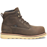 Carolina Staple Gun Brown Men's Waterproof Wedge Sole Work Boot