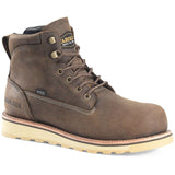 Carolina Staple Gun Brown Men's Waterproof Wedge Sole Work Boot