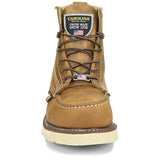 Carolina Ferric Brown 6-inch American Made Steel Toe Moc Work Boot