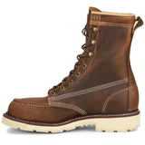 Carolina Ferric Brown 8-inch American Made Steel Toe Moc Work Boot