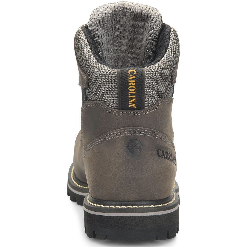 Carolina I-Beam 6-Inch Gray Waterproof PR Composite Toe Work Boot