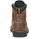 Carolina Pitstop Brown Waterproof 6-Inch Men's Safety Toe Work Boot