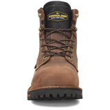 Carolina Pitstop Brown Waterproof 6-Inch Men's Safety Toe Work Boot