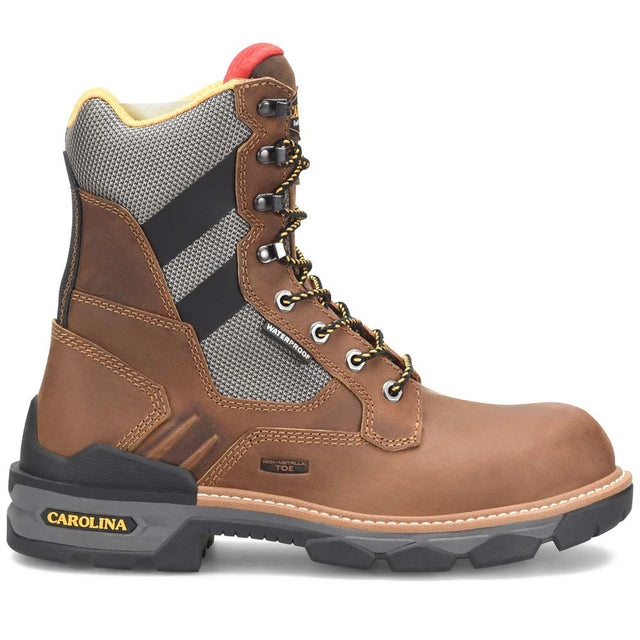 Carolina Cancellor 8-Inch Brown Waterproof Composite Toe Work Boot