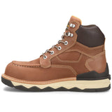 Carolina Guardian 6-Inch Brown Waterproof Composite Moc Toe Wedge Work Boot