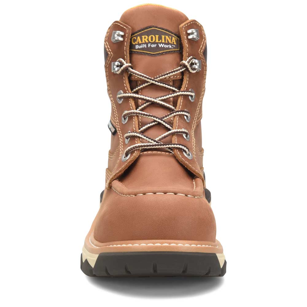 Carolina Guardian 6-Inch Brown Waterproof Composite Moc Toe Wedge Work Boot