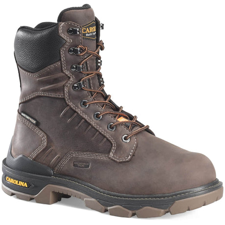 CA7844 45degree Carolina Cardinal Mens 8 inch Waterproof Composite Safety Toe Internal Metguard Work Boot