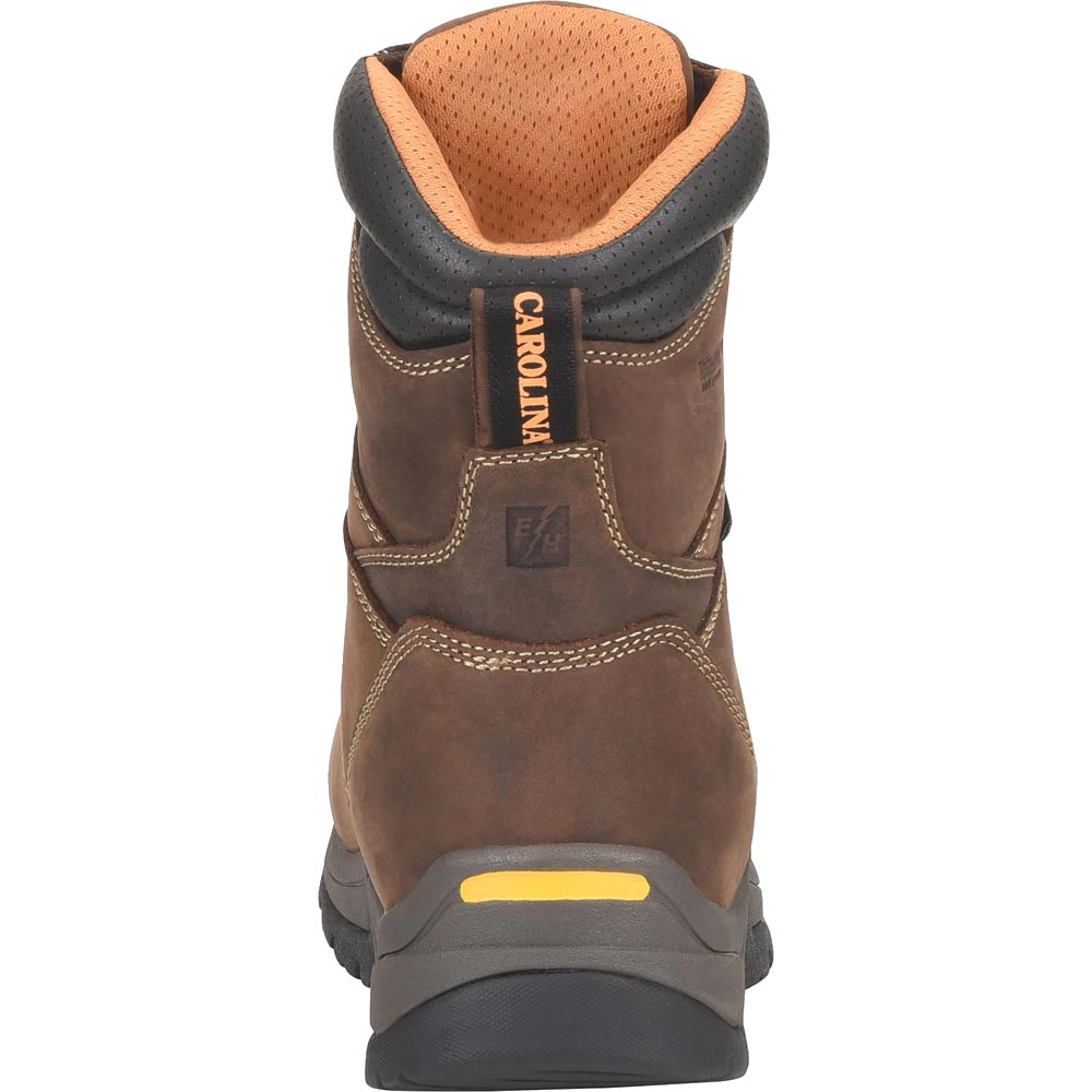 Carolina CA8021 8 Inch Brown Broad Toe Insulated Waterproof Work Boots