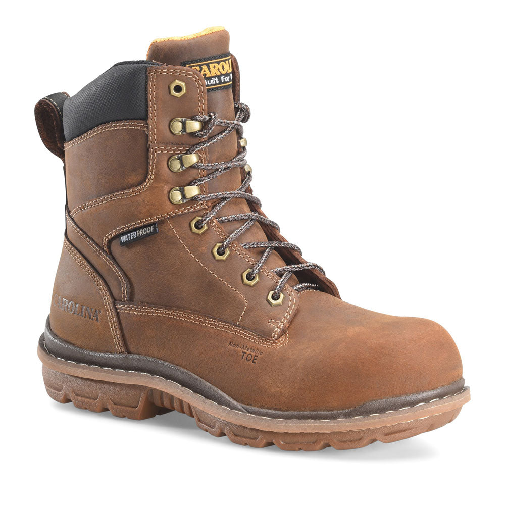 Carolina Dormite 8-Inch Brown Waterproof Composite Toe Work Boot